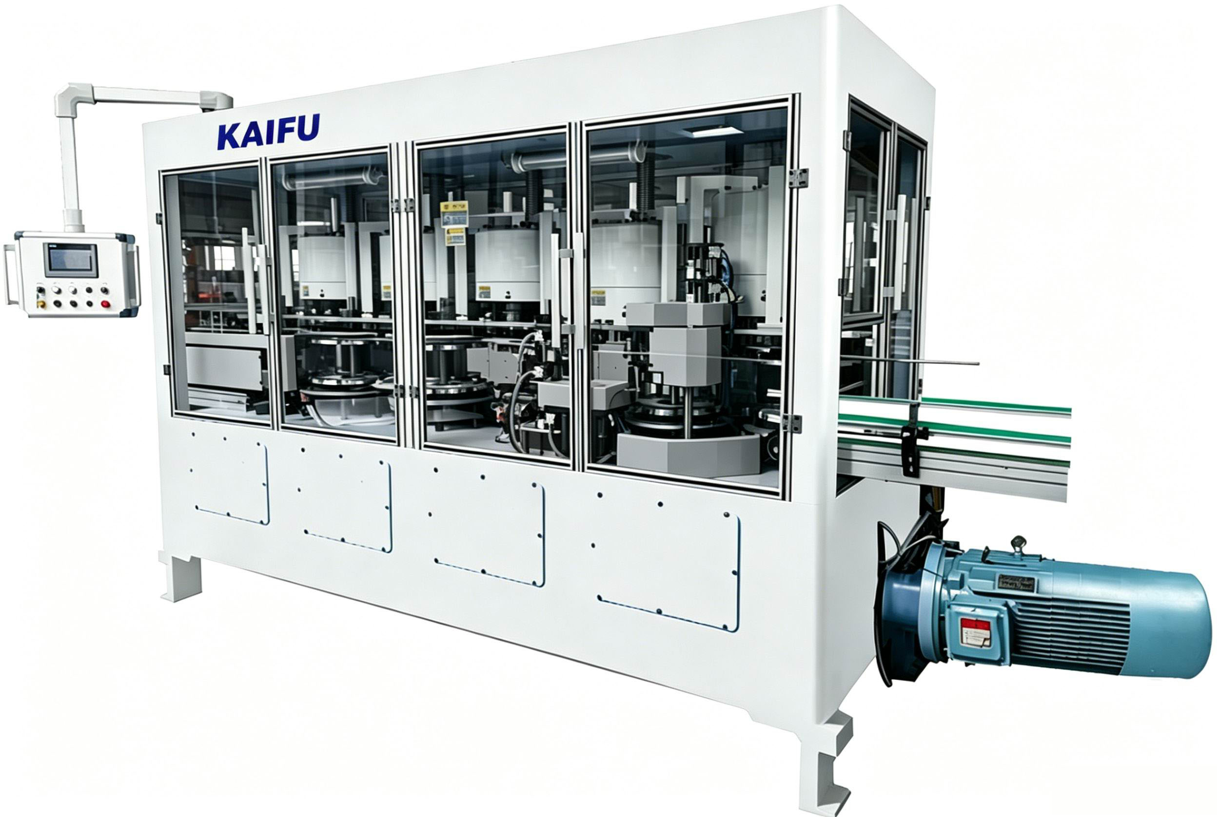 Combination machine for aerosol can